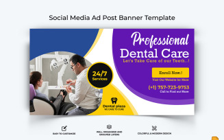 Dental Care Facebook Ad Banner Design-004
