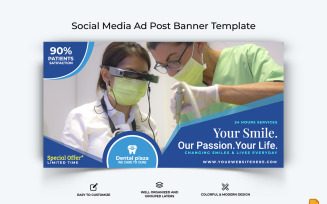 Dental Care Facebook Ad Banner Design-007