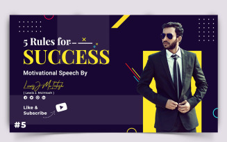 Business Service YouTube Thumbnail Design Template-15
