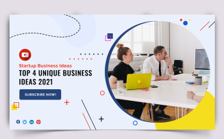 Business Service YouTube Thumbnail Design Template-18