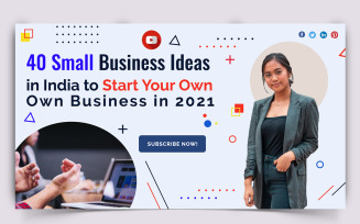 Business Service YouTube Thumbnail Design Template-23