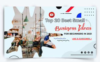 Business Service YouTube Thumbnail Design Template-40
