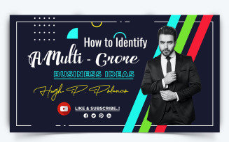 Business Service YouTube Thumbnail Design Template-45