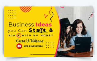 Business Service YouTube Thumbnail Design Template-46