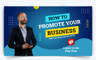 Business Service YouTube Thumbnail Design Template-52