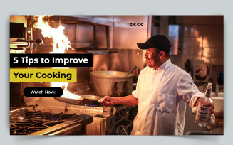 Chef Cooking YouTube Thumbnail Design Template-03