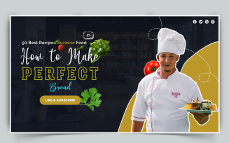 Chef Cooking YouTube Thumbnail Design Template-04