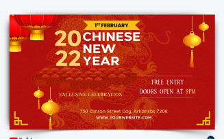 Chinese New Year YouTube Thumbnail Design Template-11