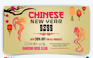 Chinese New Year YouTube Thumbnail Design Template-12