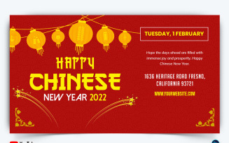Chinese New Year YouTube Thumbnail Design Template-13