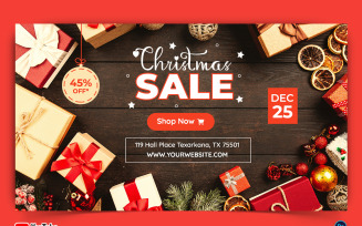 Christmas Sale Offers YouTube Thumbnail Design Template-02