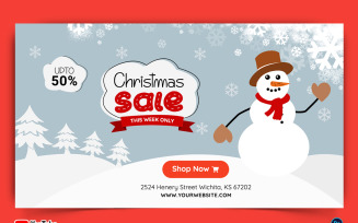 Christmas Sale Offers YouTube Thumbnail Design Template-06