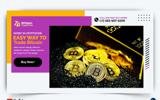 Cryptocurrency YouTube Thumbnail Design Template-15