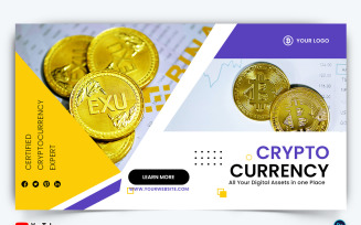 Cryptocurrency YouTube Thumbnail Design Template-22