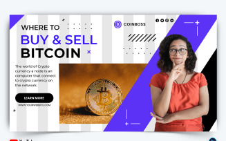 Cryptocurrency YouTube Thumbnail Design Template-25