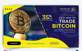 Cryptocurrency YouTube Thumbnail Design Template-26