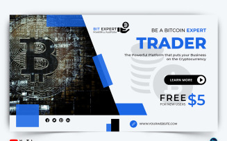 Cryptocurrency YouTube Thumbnail Design Template-33