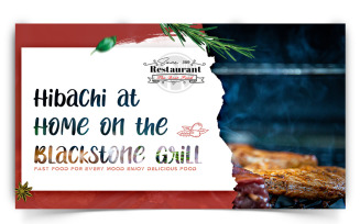 Food and Restaurant YouTube Thumbnail Design Template-01