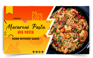 Food and Restaurant YouTube Thumbnail Design Template-07