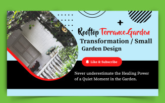 Home Gardening YouTube Thumbnail Design Template-03