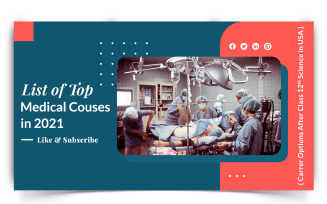 Medical and Hospital YouTube Thumbnail Design Template-01
