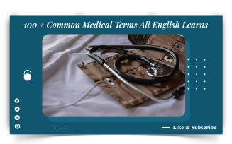 Medical and Hospital YouTube Thumbnail Design Template-04
