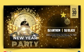 New Year YouTube Thumbnail Design Template-02