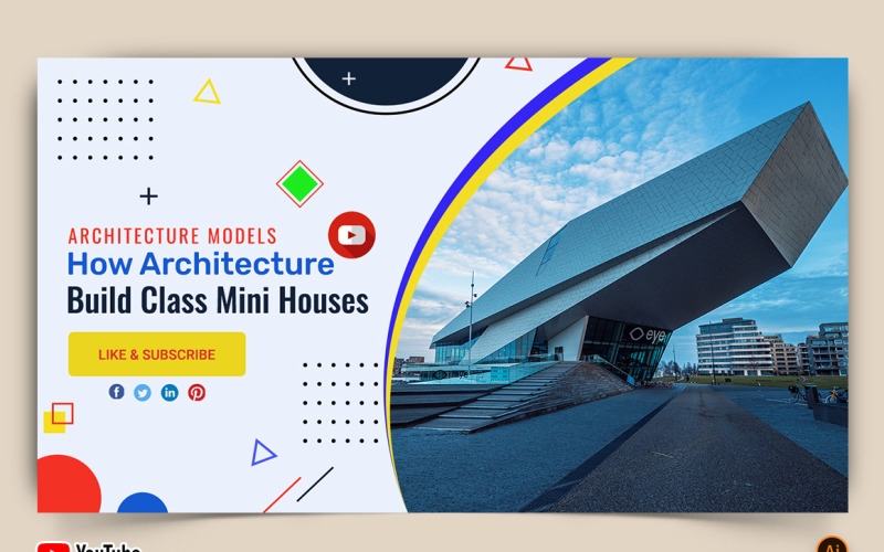 Architecture YouTube Thumbnail Design -15 Social Media