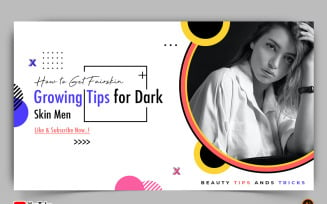 Beauty Tips YouTube Thumbnail Design -14