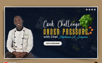 Chef Cooking YouTube Thumbnail Design -02
