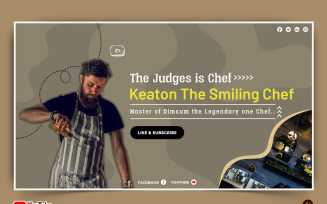 Chef Cooking YouTube Thumbnail Design -10