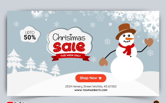 Christmas Sale YouTube Thumbnail Design -06