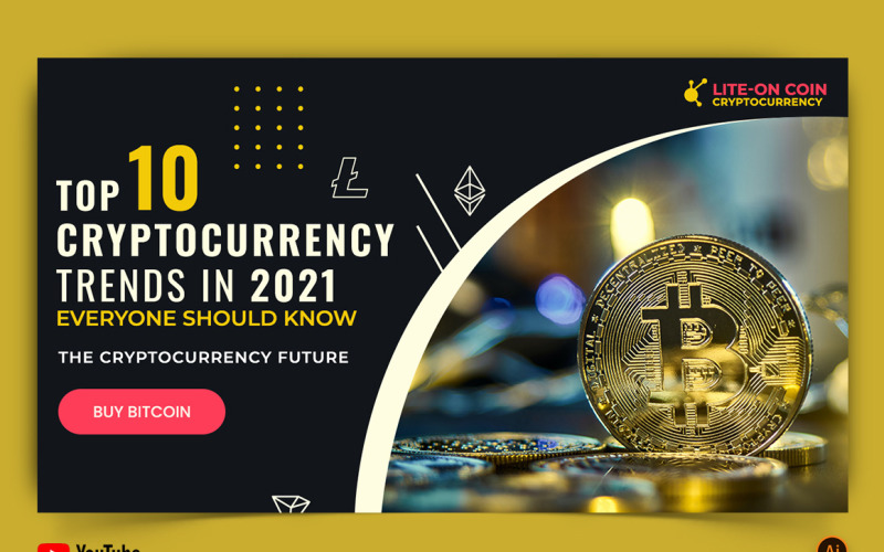 Cryptocurrency YouTube Thumbnail Design -05 Social Media