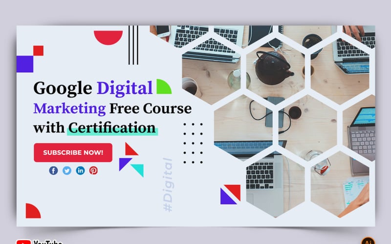 Digital Marketing YouTube Thumbnail Design -16 Social Media