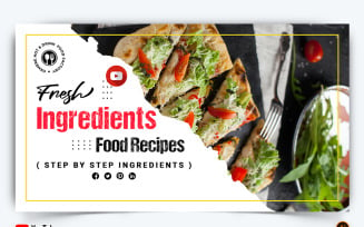 Food and Restaurant YouTube Thumbnail Design -20