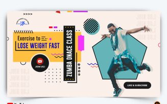 Gym and Fitness YouTube Thumbnail Design -10