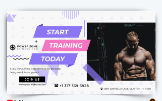 Gym and Fitness YouTube Thumbnail Design -20