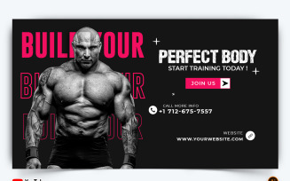 Gym and Fitness YouTube Thumbnail Design -30