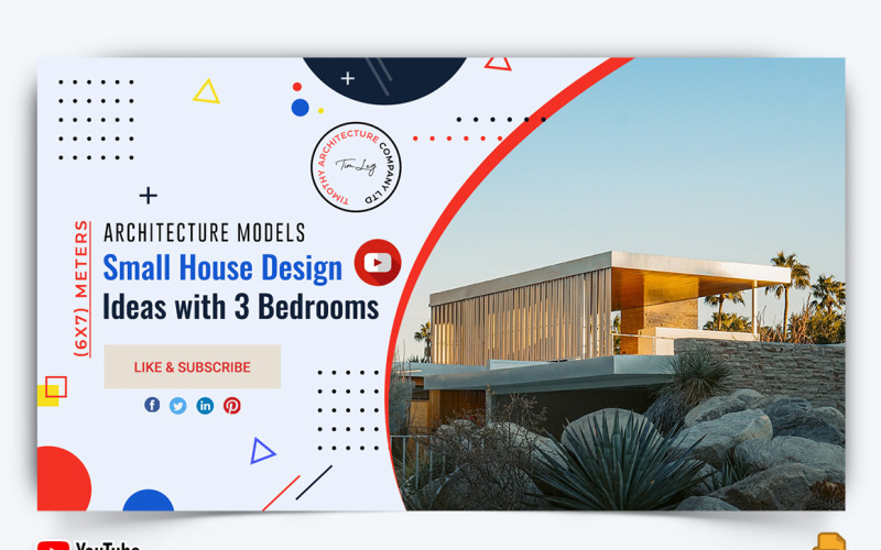 Architecture YouTube Thumbnail Design -005 Social Media