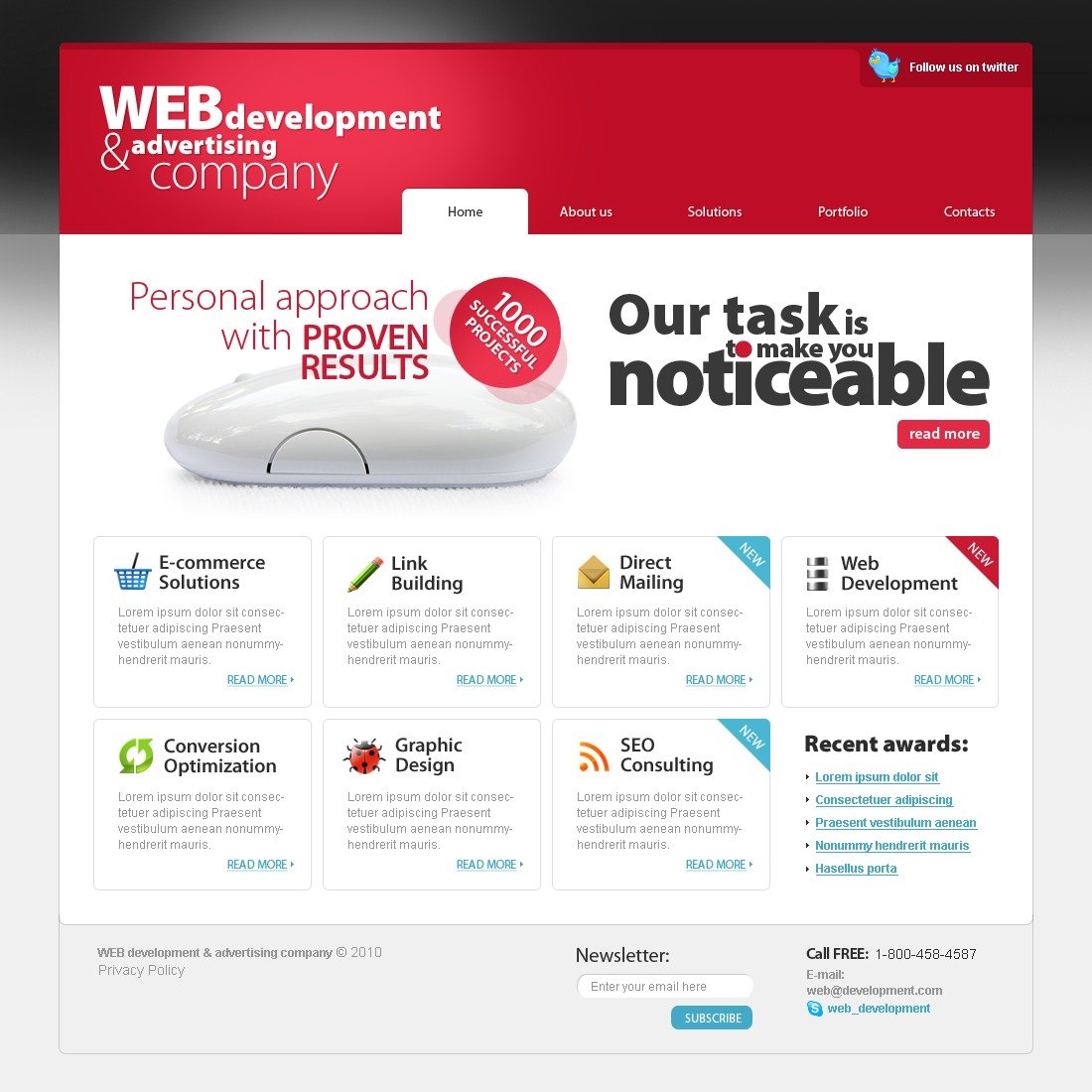 Agency Website Templates Free Download