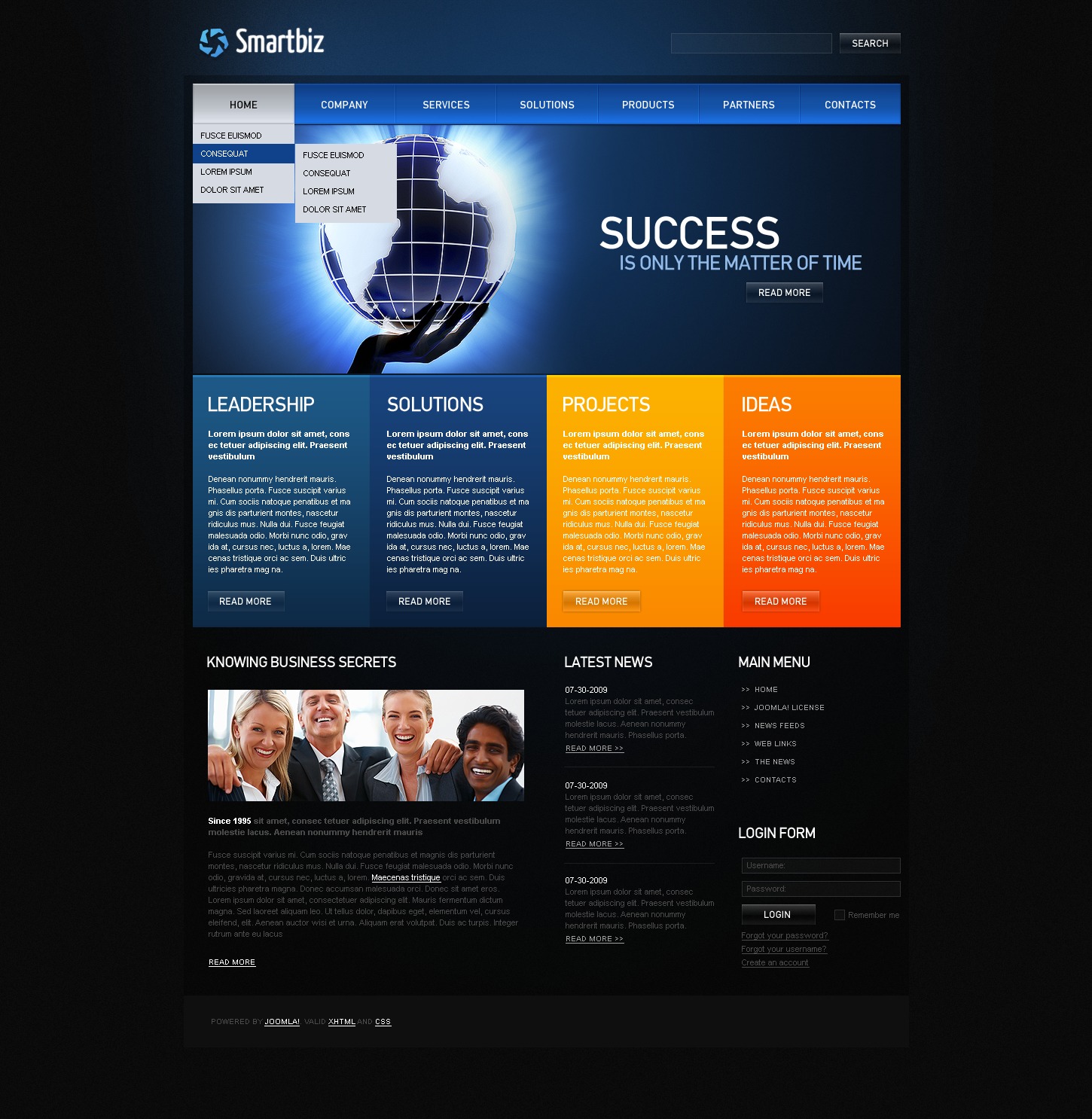 Free Joomla Business Template