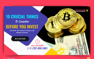Cryptocurrency YouTube Thumbnail Design -007