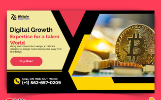 Cryptocurrency YouTube Thumbnail Design -013