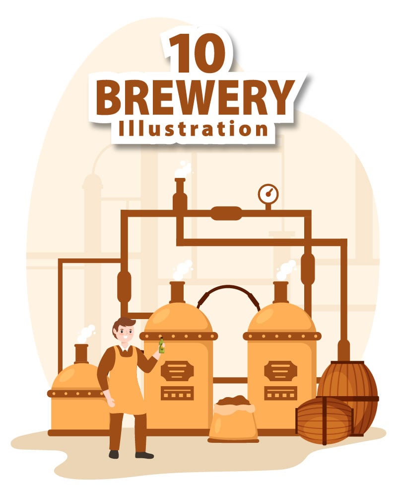 Kit Graphique #293265 Brewery Fermentation Divers Modles Web - Logo template Preview