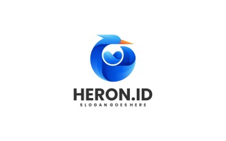 Heron Gradient Logo Style 7