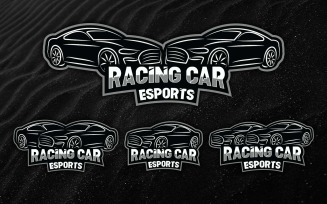 Racing Car Esports Mascot Logo Design-Brand Identity