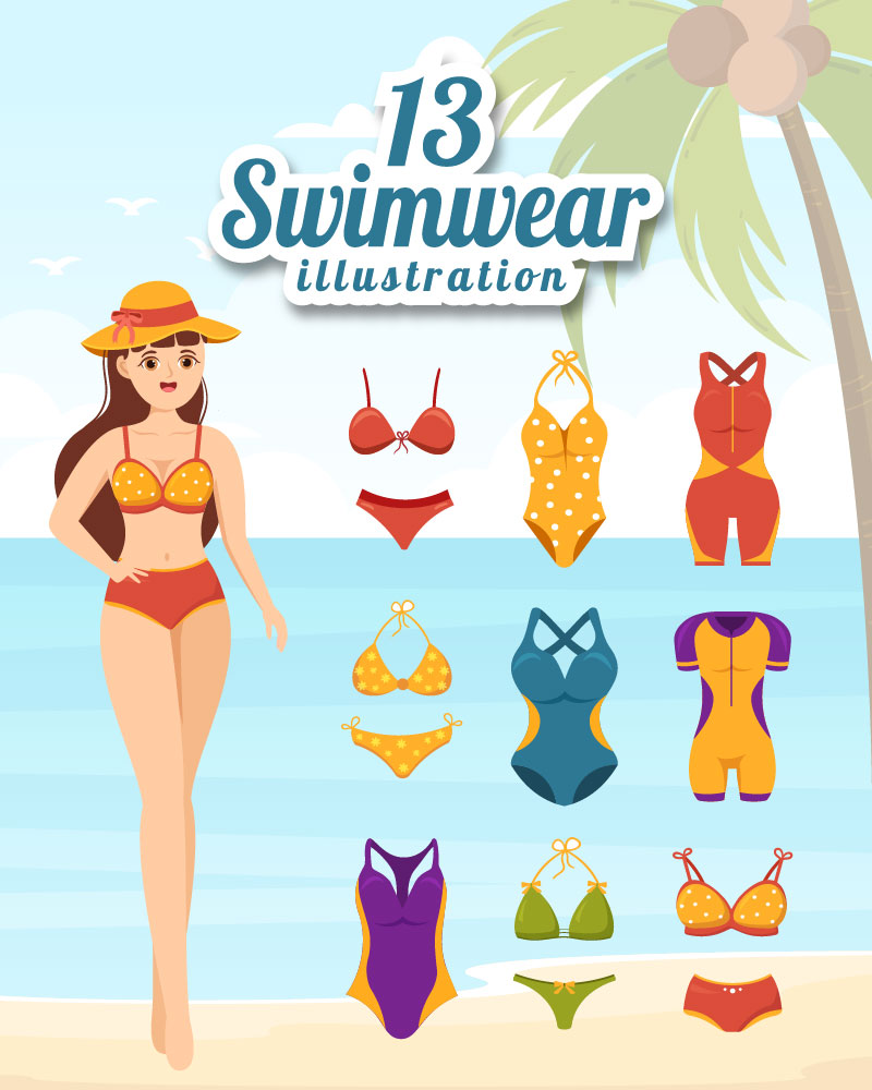 Template #293399 Swimsuit Female Webdesign Template - Logo template Preview