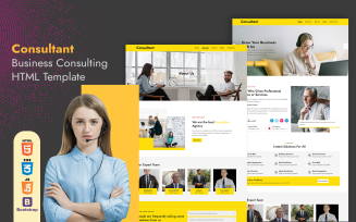 Consultant - Business Consulting HTML Template