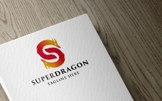 Super Dragon Letter S Logo
