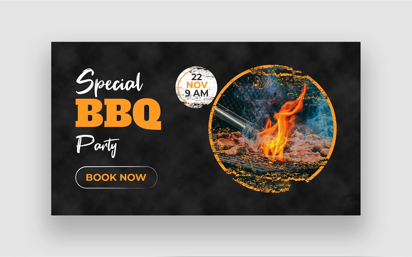 Template #293414 Media Bbq Webdesign Template - Logo template Preview